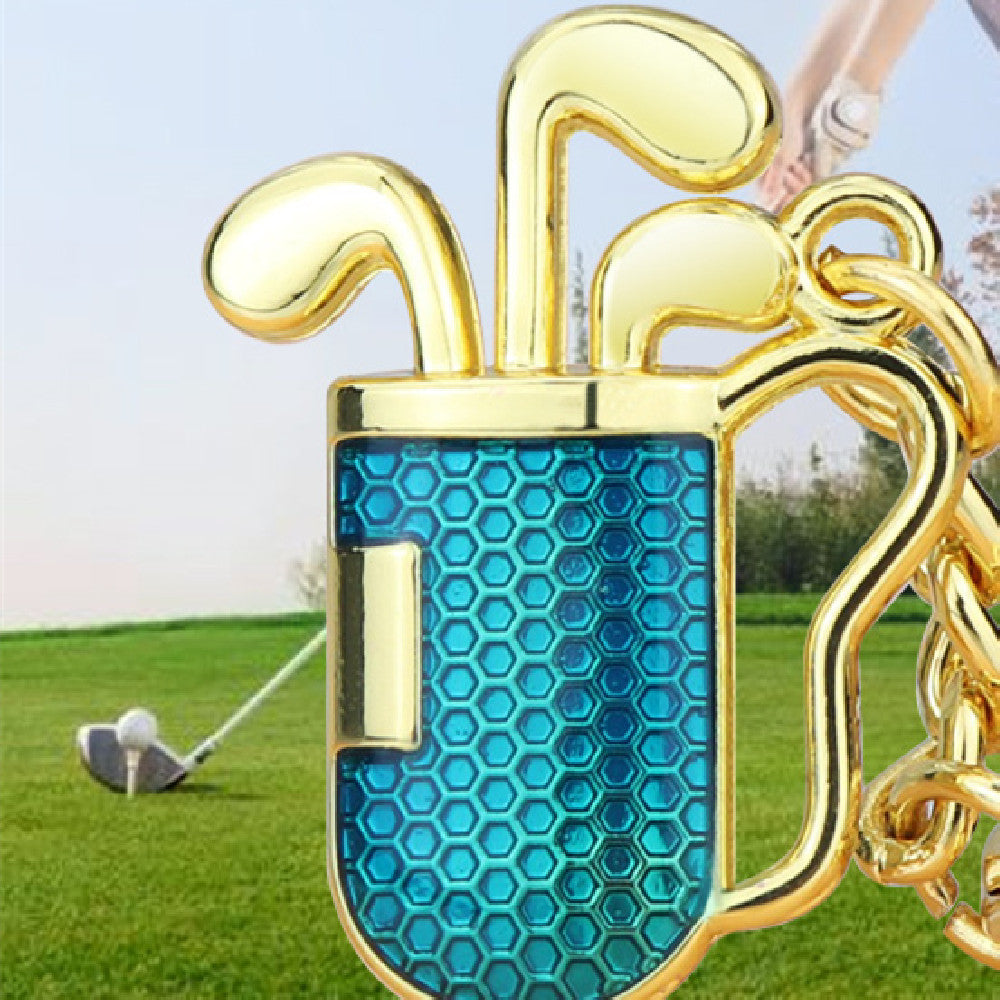 Simulation Golf Club Barrel Key Ring