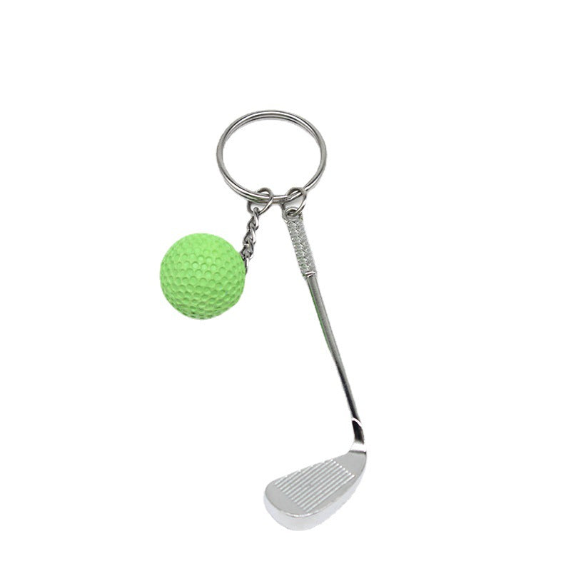 Golf Keychain Pendant Cross-border Gift Golf Creative European And American Metal Hardware Pendant Crafts