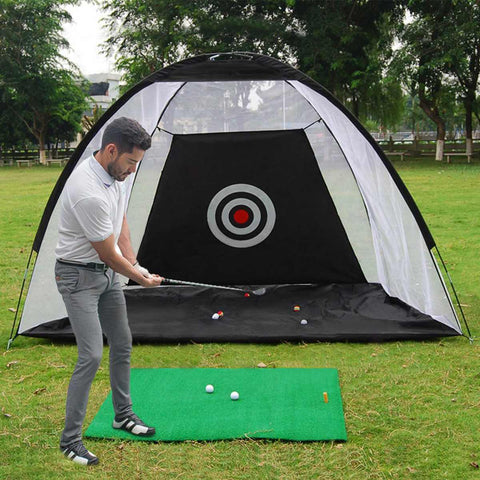 Golf Übungsnetz Zelt Golf Schlagkäfig Garten Grünland Übungszelt Golf Trainingsausrüstung Mesh Outdoor