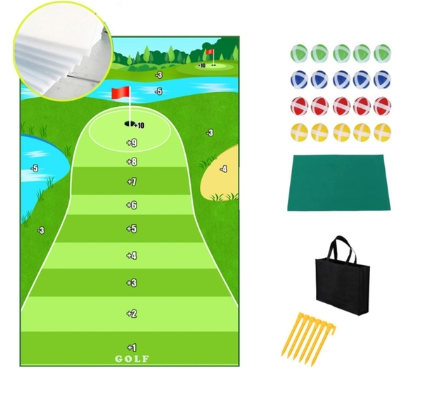 Colchoneta de entrenamiento de Golf para columpio, juguetes para padres e hijos, colchoneta direccional de seguimiento de bolas, almohadillas de práctica de columpio