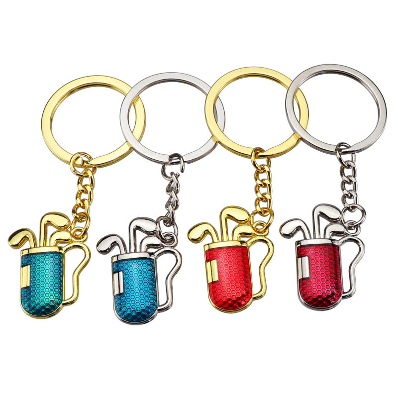 Simulation Golf Club Barrel Key Ring