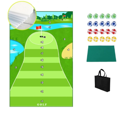 Colchoneta de entrenamiento de Golf para columpio, juguetes para padres e hijos, colchoneta direccional de seguimiento de bolas, almohadillas de práctica de columpio