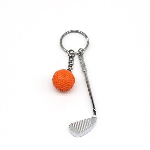 Golf Keychain Pendant Cross-border Gift Golf Creative European And American Metal Hardware Pendant Crafts