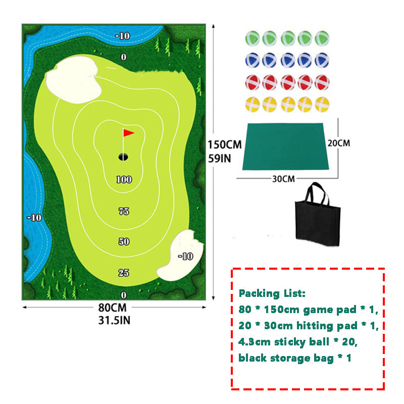 Colchoneta de entrenamiento de Golf para columpio, juguetes para padres e hijos, colchoneta direccional de seguimiento de bolas, almohadillas de práctica de columpio