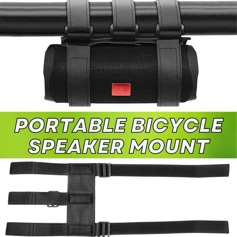 Bicycle Portable Bluetooth Speaker Mount For Golf Cart Bike Strap Accessories