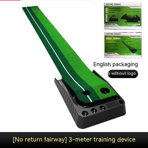 2.5M3M Golf Putting Mat Golf Putter Trainer Green Putter Carpet Practice Set